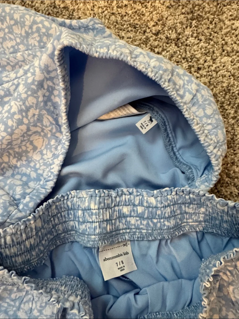 Abercrombie kids set and Jean shorts